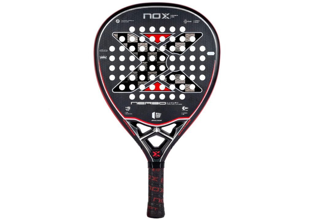 Pala de Pádel NOX, vista frontal del modelo Nerbo WPT 2023