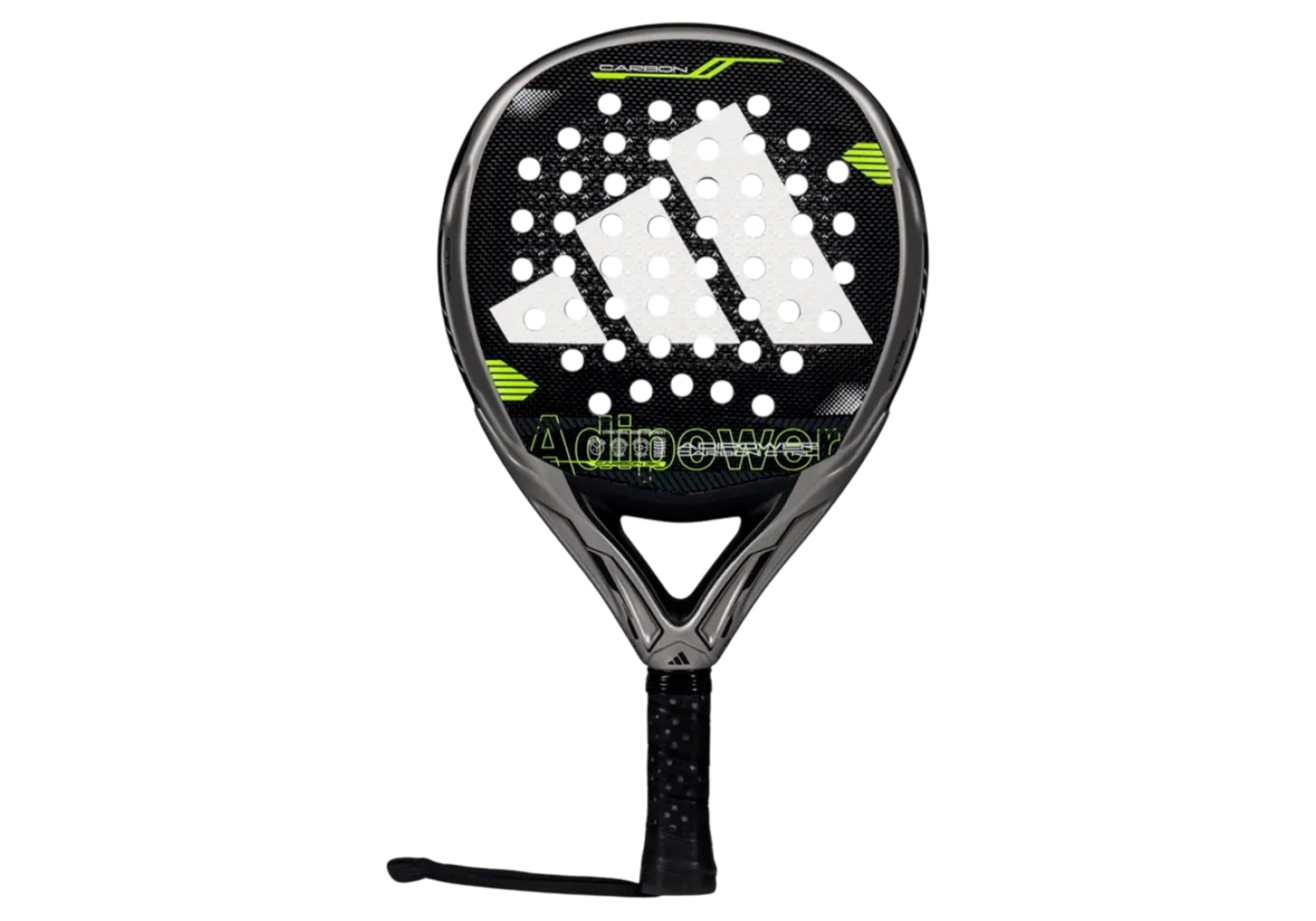 Pala de Padel Adidas Adipower Carbon Ctrl Silver/Lime 2025