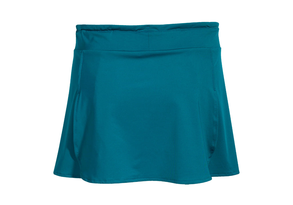 Falda Open II Verde - Aqua; imagen mostrando la vista trasera de la prenda