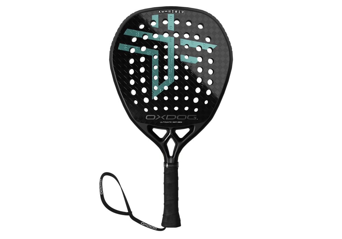 Pala de Padel Oxdog ULTIMATE NXT-GEN Negro / Turquesa 2026 – MuchoPadelMX