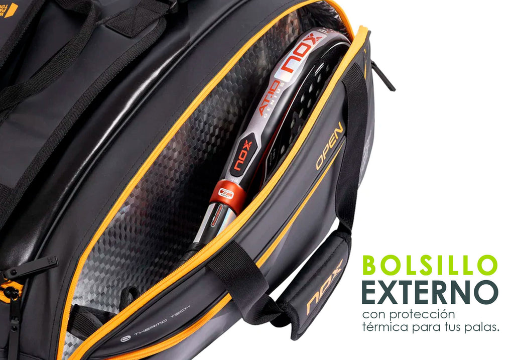 Paletero NOX WPT Open; zoom en el bolsillo externo 