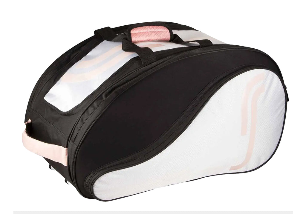 Paletero RS Classic Large White/Black/Pink; Paletereo con vista lateral de cuerpo completo