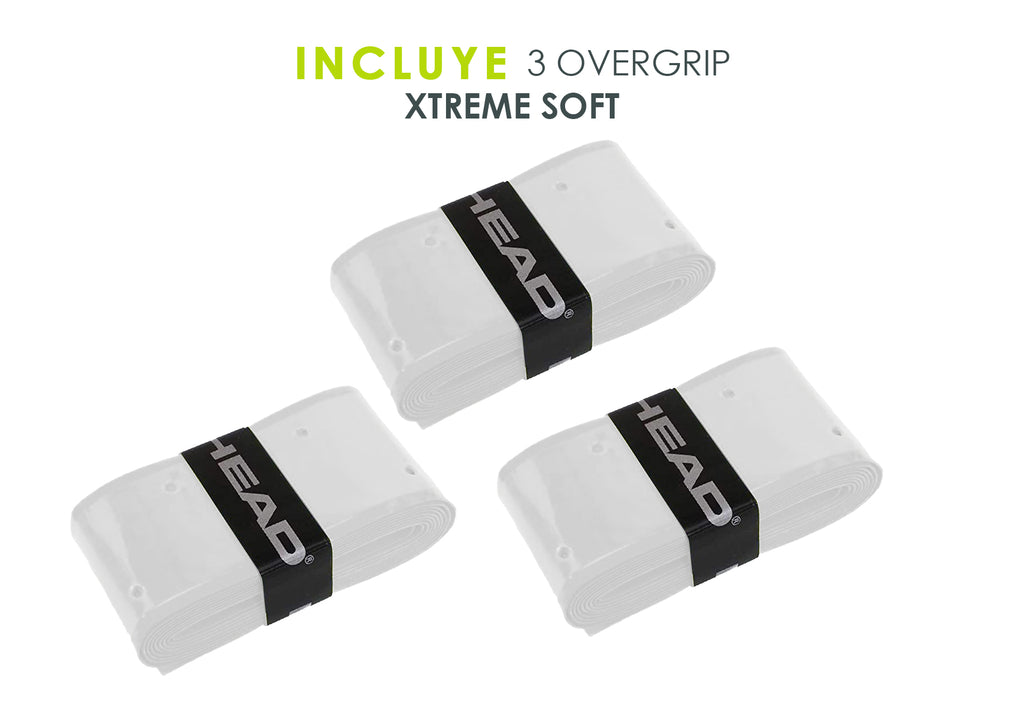 Overgrip Head Xtreme Soft Color Blanco; Overgrip los tres por separado