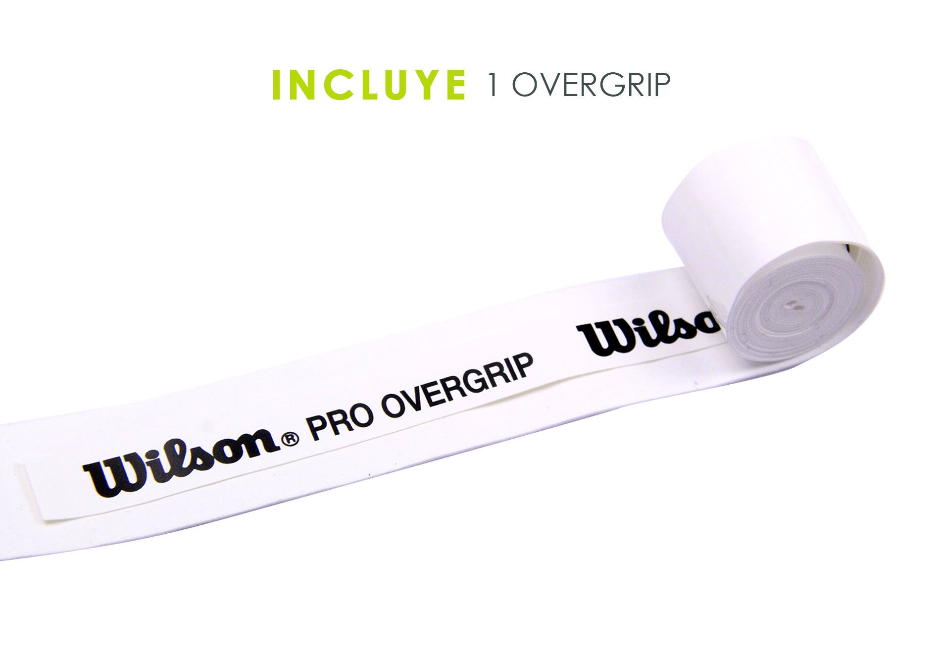 Overgrip Wilson Pro Comfort Individual Color Blanco - Tienda de Padel en  México - Mucho Padel MX – MuchoPadelMX