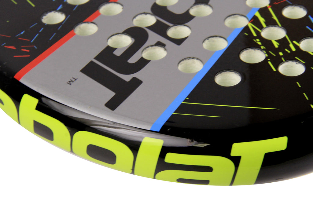 Babolat viper junior 2022; Acercamiento de la composición cara de la pala