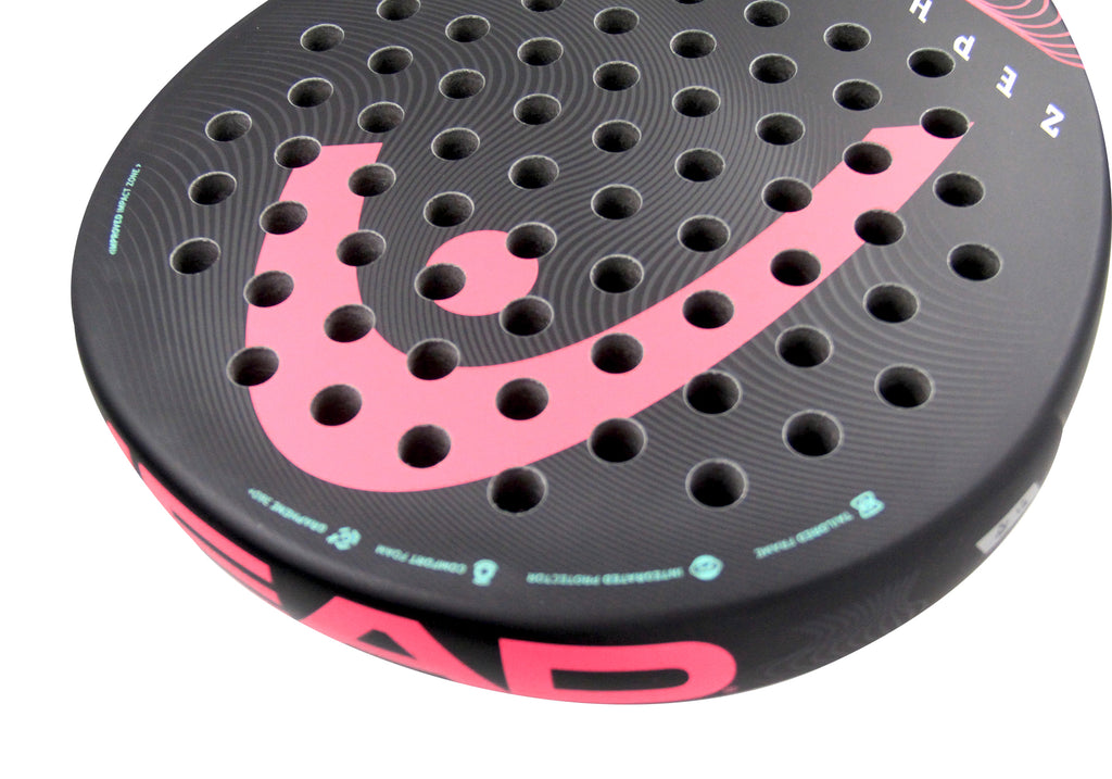 Head zephyr 2023; Raqueta de forma redonda. 