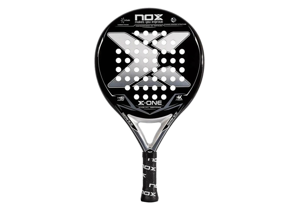 NOX X One C.6; Raqueta de padel de forma redonda.