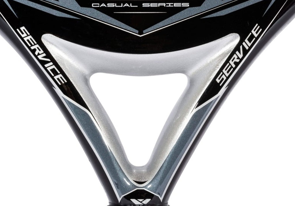 NOX X One C.6; Acercamiento del acabado de una raqueta de padel.